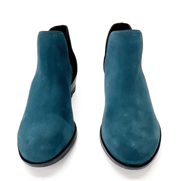 Sorel Lolla II Cut Out Boot Women’s Size 7.5 Dark Sea & Black Suede Booties EUC - Picture 8 of 13